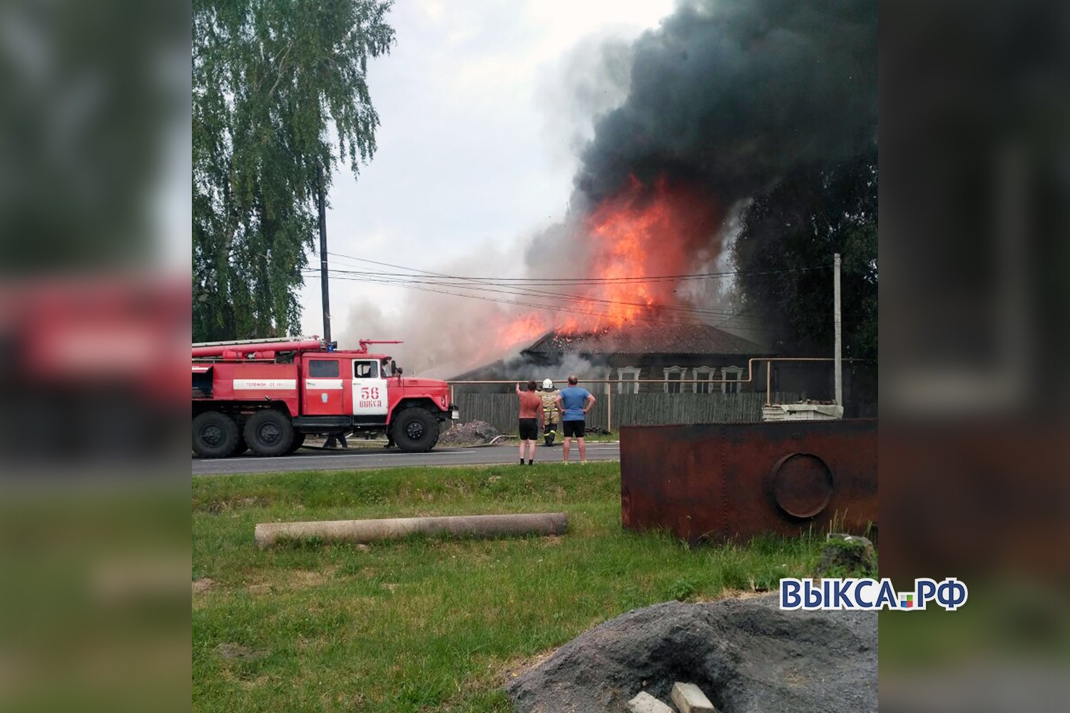 В жилом доме в Тамболесе произошёл пожар